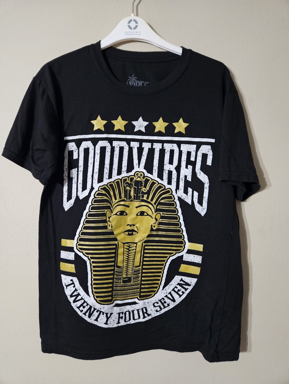 Good Vibes Pharaoh Tshirt Medium